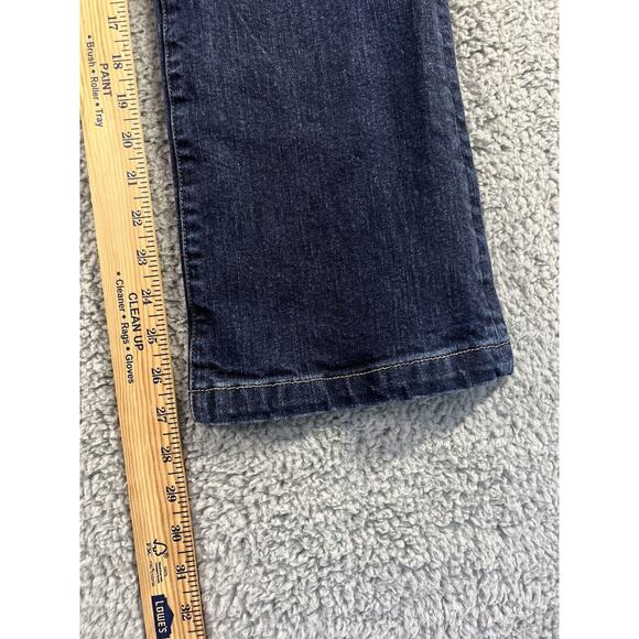 Lauren Ralph Lauren Jeans Womens 10 Mid Rise Classic Bootcut Blue Denim Pants - Picture 8 of 9